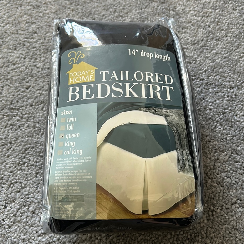 Today’s Home Tailored Bed skirt